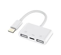 Adaptador Lightning USB 3.0 para Apple iPhone iPad Carga Cable OTG de Cámara Memoria Lector Tarjetas Teclado Teléfono Reader Card Jack Llaves Cámara Memoria Ratón Transferir IP