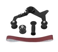 Adaptador Lijadora de Cinta, Accesorio para Amoladora Angular, Acero Inoxidable Resistente 14mm - Estructura Estable, Multifuncional para Madera, Metal y Tuberías (10 mm)