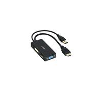 Adaptador - LINDY - Convertidor HDMI a DP/DVI/VGA - Ultra HD 4K - Plug & Play - Multiuso