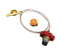 Adaptador Llenado Gas Butano Propano Compatible Estufa | Compatible tanques planos, cartuchos estándar, estufas camping, conexión , uso versátil(C)