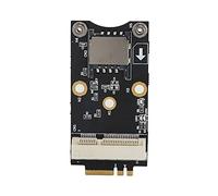 Adaptador M.2 a Mini PCI E, módulo A E Key 3G 4G con ranura para tarjeta SIM, montaje de placa de expansión