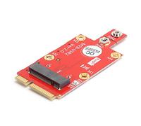 Adaptador M.2 a Mini PCI-E Ranura para Tarjeta SIM Dual para Módulos 5G/4G/3G WWAN Integrada para Tarjetas gsm HSPA GPS LTE para PC de Escritorio/portátiles con Kit de Tornillos M2