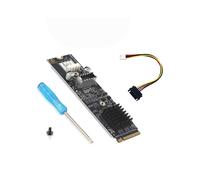 Adaptador M.2 A TIPO-e de 20 Gbps, NVMe PCIe M Key de Alta Velocidad A USB 3.2 Gen2x2, Concentrador de Tarjeta de Expansión de Panel Frontal para PC