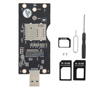 Adaptador M.2 a USB 3.0 con ranura para tarjeta SIM, tecla B NGFF para accesorios de computadora, conector de tarjeta SIM de 8 pines compatible, tarjeta de tecla B tipo 3042/3052 NGFF (M.2) compatible