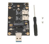 Adaptador M.2 a USB 3.0 para módulo inalámbrico 3G, 4G y 5G, tarjeta módem con doble ranura SIM, compatible con módulo WWAN Key B, transferencia