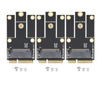 Adaptador M.2 NGFF a Mini PCIe para computadora portátil, Placa convertidora de Adaptador Key A/Key A + E Compatible con 3160NGW 7260NGW 8260NGW 8265NGW 9260NGW AX200NGW