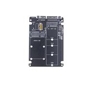 Adaptador M.2 NGFF a SATA MSATA a SATA 3.1 convertidor para disco duro de 6.3 cm