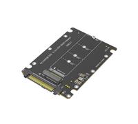 Adaptador M.2 NVMe M-Key A U.2 SFF-8639, Tarjeta Convertidora de SSD M.2 NVMe PCIe 4.0/3.0 A Bahía de Unidad U.2 de 2,5"