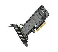 Adaptador M.2 - Tarjeta de Expansión PCIe X4, Soporta PCIe 5.0 PH4215 | Interfaz de Alta Velocidad para actualización de Almacenamiento de Servidor de estación de Trabajo de Escritorio y tran