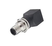 Adaptador M12 a RJ45 hembra adaptador Ethernet extensión 4 núcleos D 8 núcleos X A impermeable(M12 revolution to RJ45 straight 8 core)