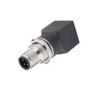 Adaptador M12 a RJ45 hembra adaptador Ethernet extensión 4 núcleos D 8 núcleos X A impermeable(M12 revolution to RJ45 straight 4 core)