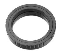 Adaptador M48*0,75 para Telescopio y Cámara, Aleación de Aluminio Ligero, Accesorio de Astrofotografía Manual Compatible con Series, Color Plata