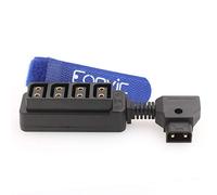 Adaptador macho D-tap B a 4 puertos hembra D-Tap P-Tap adaptador divisor para fotografía de potencia (línea recta)