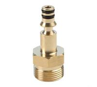 Adaptador macho de latón macizo M22 de alta presión, conector rápido, accesorio de tubería compatible con lavor AR Leach Four Series manguera de jardín spray de acoplamiento rápido (para lavor)