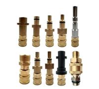 Adaptador macho para lavadora a presión con boquilla rápida y conector de manguera, para ajuste de latón duradero compatible con K2-para K7, para Lavor, Aquatak, RE (para L6)