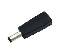 Adaptador macho tipo C hembra a CC macho - conector de 5,5 x 2,1 mm, núcleo de cobre duradero, salida estable de 5 V, convertidor de potencia compacto con ajuste seguro | adaptador de carga para