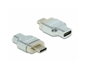 Adaptador magnético DeLOCK Thunderbolt 3/USB-C 8K 30 Hz macho a hembra