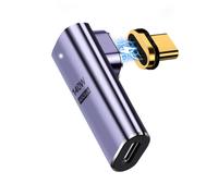 ADAPTADOR USB-C EWENT MACHO-HEMBRA MAGNETICO PD100W PURPURA