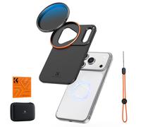 Adaptador magnético K&F Concept para filtros de 58 mm para iPhone 17 Pro Max con filtro ND variable ND2-32