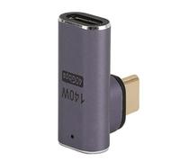 Adaptador Magnético Tipo C de Aleación de Aluminio de Primera Calidad, Carga Rápida de 140W, Fundición de Pantalla 8K para Equipos de Interfaz Tipo C