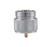 Adaptador MAPP a tanque de propano, convertidor de gas de aluminio ligero para estufas de camping, permite el uso de cilindros de propano de 1 libra con cabezales de quemador de butano, equipo