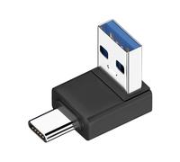 Adaptador masculino USB C - Tipo de tapón, un | Palabra de convertidor de mini de aluminio compacto, fácil cable de transferencia para el cargador portátil U Disco de bolsillo de bolsillo de bolsi