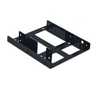 Adaptador metálico Bahia 3.5 a 2 x 2.5 para SSD, Ideal para expansión de Almacenamiento en Equipos de computación.