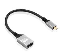 Adaptador Micro HDMI a HDMI Macho a Hembra, Soporte 4K @ 60 Hz 3D 2160p, para Raspberry Pi 4, GoPro Hero 7/6/5/4/3, B500, Sony Alpha Serien(A6000-A7S), Camera(20CM)