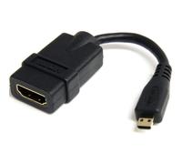 Adaptador micro HDMI a HMDI macho a hembra de StarTech Cable