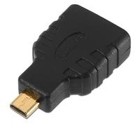 Adaptador Micro HDMI Macho - HDMI Hembra (Negro) - AISENS