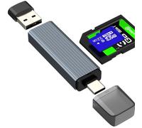 Adaptador Micro SD a USB C Lector de Tarjetas SD USB para iPhone 17 16 15 Pro MAX Compatible con Samsung para Apple para iPad Digital Camara Memoria OTG 3.0 TF Cable Fotos Multipuerto MacBook Android