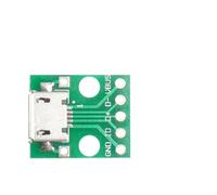 Adaptador micro USB a DIP de 5 pines, conector hembra tipo B, convertidor PCB, placa de interruptor, placa SMT, asiento madre