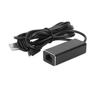 Adaptador Micro USB a Ethernet RJ45, Adaptador de Red para TV Sticks, Conexión Fast Ethernet de 10/100 Mbps con Carcasa de aleación de Aluminio, Plug and Play para una transmisión