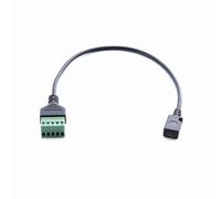 Adaptador Micro USB hembra a terminal de tornillo de 30 cm