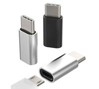 Adaptador micro USB hembra a USB C macho (paquete de 3) cable de carga Android Typec conector de carga para Pixel 5xl compatible con Samsung Galaxy S10 S20 S21 S22 Ultra Z Flip para iPad Pro Air4