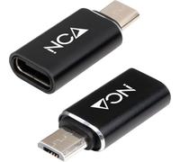 Adaptador Micro USB Hembra - USB-C Hembra (Negro) - NANOCABLE