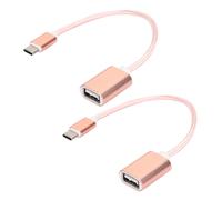 Adaptador Micro USB para múltiples dispositivos, transmisión fluida, juntas reforzadas, proceso de galvanoplastia antioxidante, duradero,