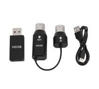 Adaptador MIDI Inalámbrico, Convertidor MIDI BT Inalámbrico USB, Controlador MIDI Profesional MIDI a USB para Teclado de Piano Digital a Dispositivo MIDI, para OS X para IOS para