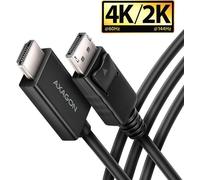 Adaptador Mini AXAGON RVD-HI20C2 DisplayPort para HDMI, 4K/60Hz 1,8m