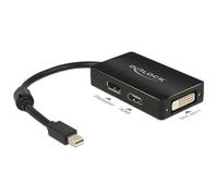 Adaptador Mini DisplayPort a DisplayPort + HDMI + DVI DeLOCK 0,16 m