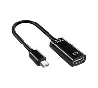 Adaptador Mini DisplayPort a HDMI, Adaptador Mini Displayport a HDMI 4K Aluminio Trenzado Compatible con Surface Pro, XPS, Proyector, Monitor,Microsoft Surface Pro 3/4,TV, Plug and Play