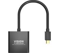 Adaptador Mini DisplayPort a VGA - MEJOR PRECIO CUADRADO - TC-MDPVGA/BL - 1,8 m - Negro - Análogo