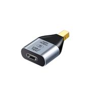 Adaptador Mini DisplayPort USB-C Tipo C Macho Fuente a Mini DisplayPort DP Receptor HDTV 4K 60Hz 1080p para Tablet Phone