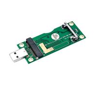 Adaptador Mini PCI-E a USB con ranura para tarjeta SIM de 8 pines, compatible con Plug and Play y módulo WWAN/LTE.
