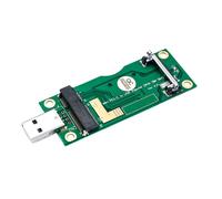 Adaptador mini PCI-E a USB con ranura para tarjeta SIM de 8 pines, Plug and Play para módulo WWAN/LTE para minería de Bitcoin, Litecoin y BTC.