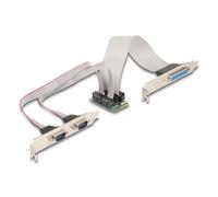 Adaptador Mini PCI Express Delock 95277 RS-232 Paralelo 2 Puertos Serie