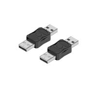 Adaptador mini USB 2.0 a micro tipo C, macho a hembra, carga, transmisión de datos, convertidor de 480 Mbps(USB male to male,1 PCS)