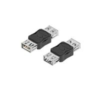 Adaptador mini USB 2.0 a micro tipo C, macho a hembra, carga, transmisión de datos, convertidor de 480 Mbps(USB female to female,1 PCS)