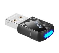 Adaptador mini USB WiFi 6 con Bluetooth 5.4, tarjeta de red inalámbrica AX900M de doble banda, 600 Mbps (5 GHz) y 286 Mbps (2.4 GHz), antena de hierro integrada, cifrado WPA3, compatible con Windows