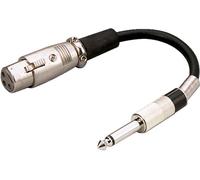 Adaptador Monacor MCA-15/1 De Cable XLR A Conector De 6,3 Mm, Mono